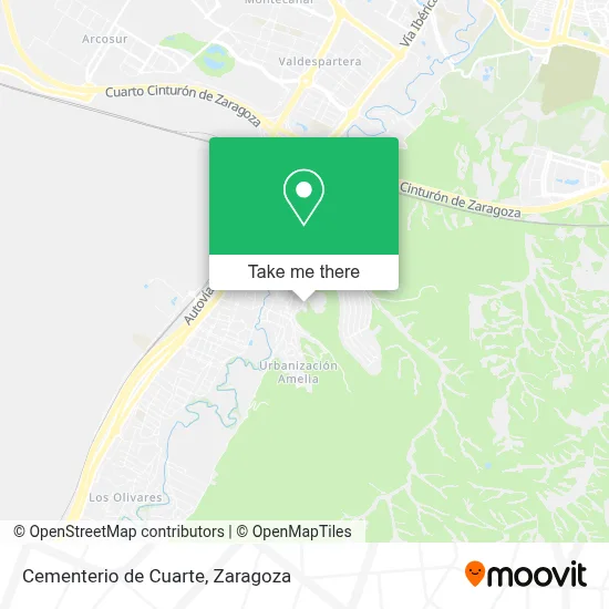 Cementerio de Cuarte map