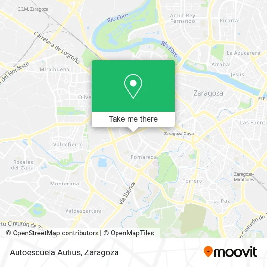 Autoescuela Autius map