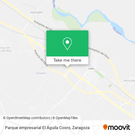 Parque empresarial El Águila Coors map