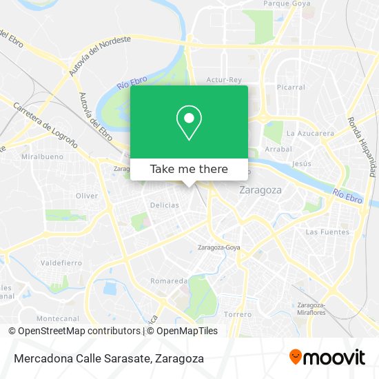 Mercadona Calle Sarasate map