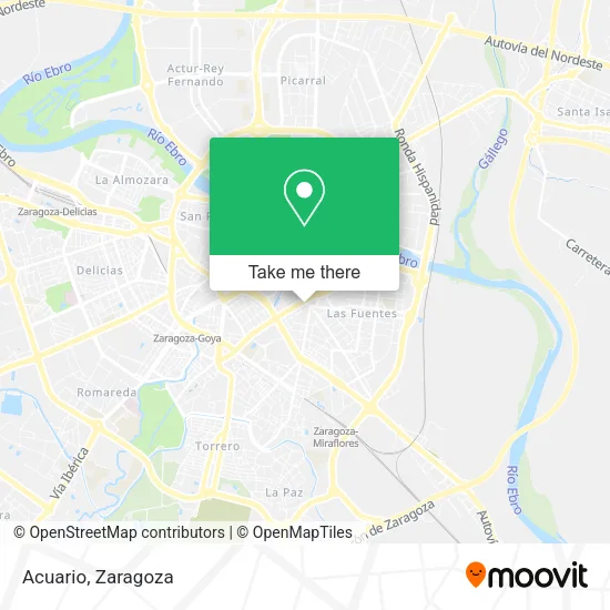 Acuario map