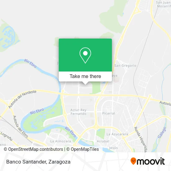 Banco Santander map