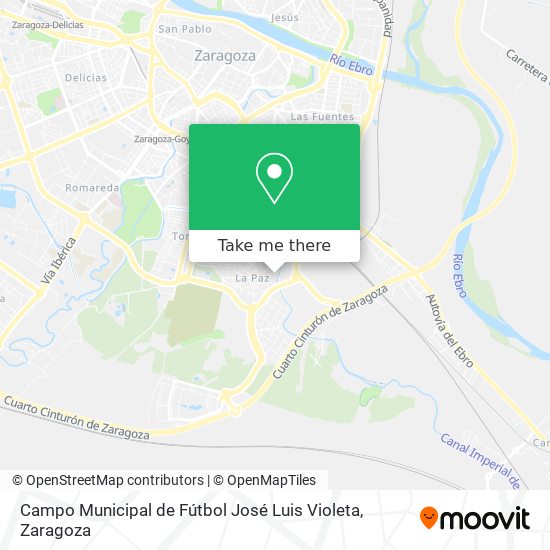 Campo Municipal de Fútbol José Luis Violeta map