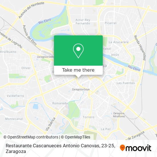 Restaurante Cascanueces Antonio Canovas, 23-25 map