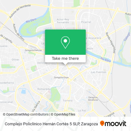 Complejo Policlínico Hernán Cortés 5 SLP map