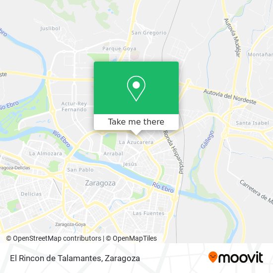El Rincon de Talamantes map