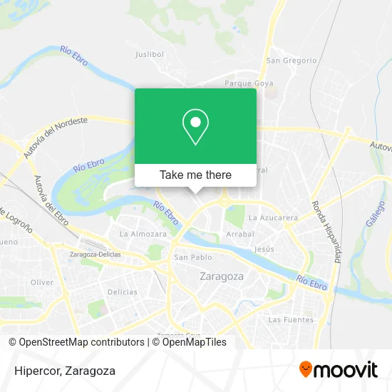 Hipercor map