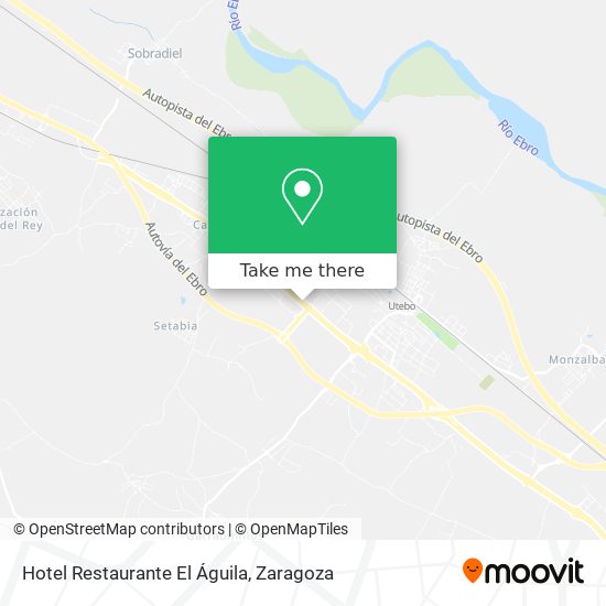 Hotel Restaurante El Águila map