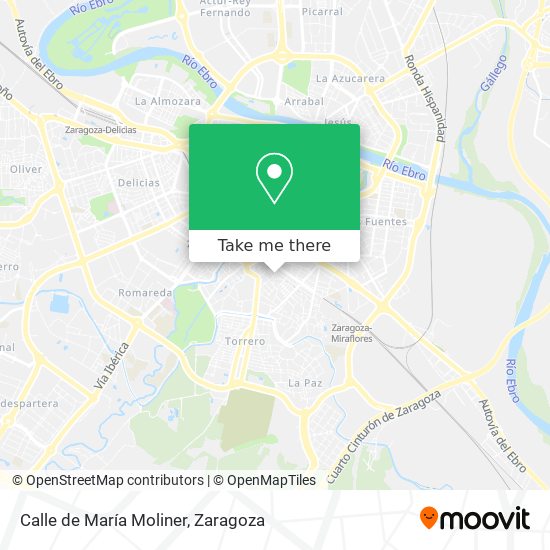 Calle de María Moliner map