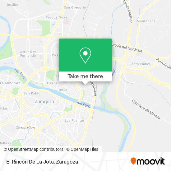 El Rincón De La Jota map
