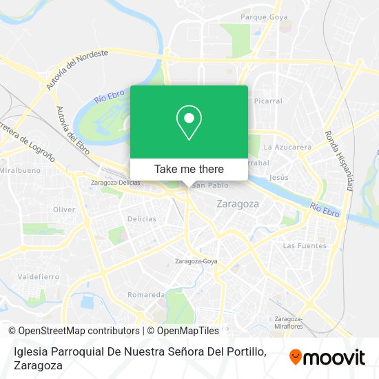 Iglesia Parroquial De Nuestra Señora Del Portillo map