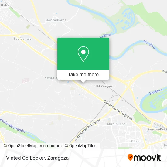 Vinted Go Locker map