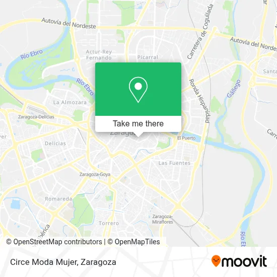 Circe Moda Mujer map