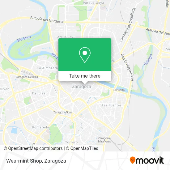 Wearmint Shop map