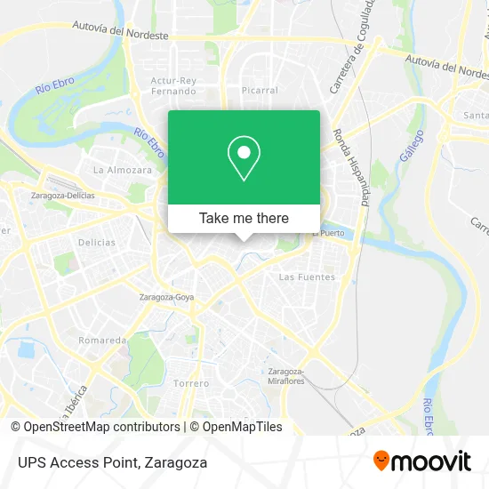 Ups Access Point map