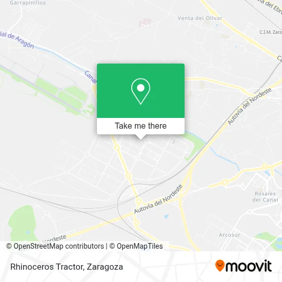 Rhinoceros Tractor map