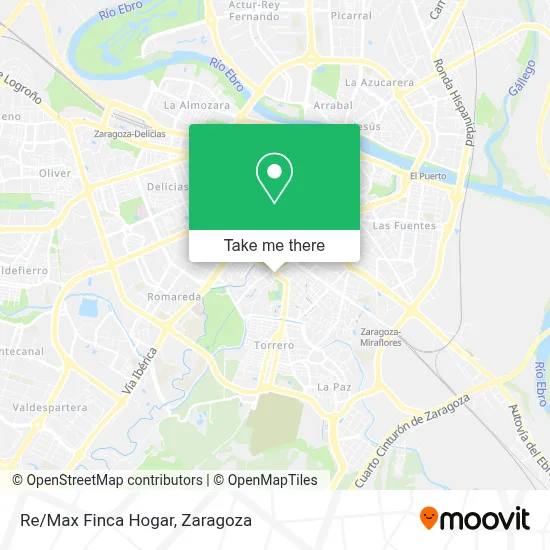 Re/Max Finca Hogar map