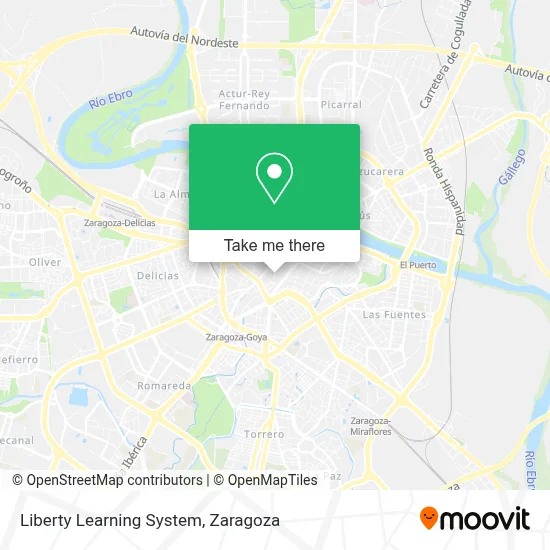 Liberty Learning System map