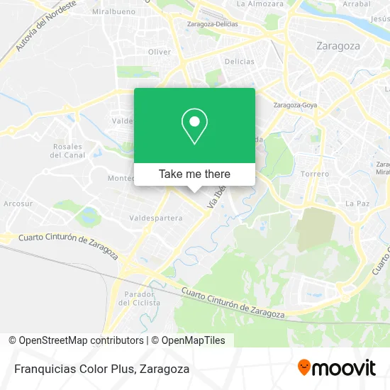 Franquicias Color Plus map
