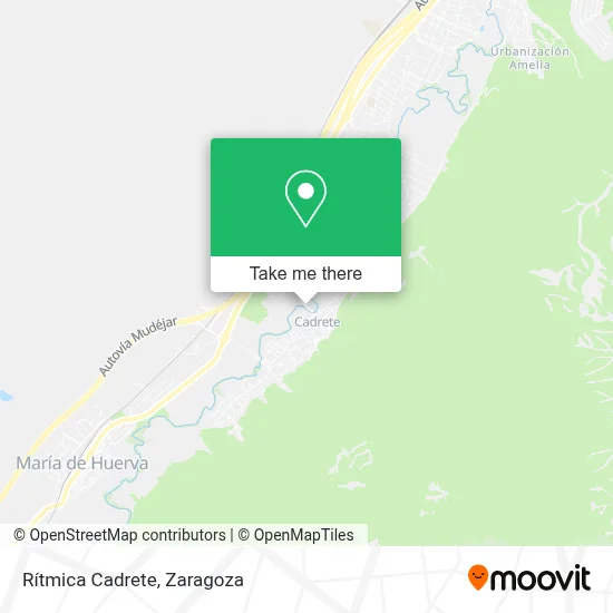Rítmica Cadrete map