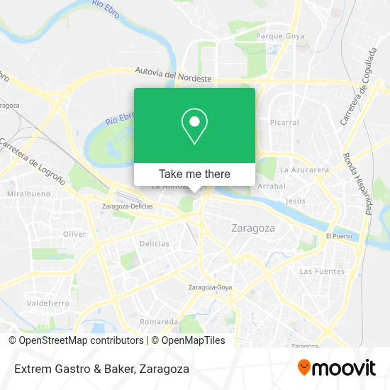 Extrem Gastro & Baker map