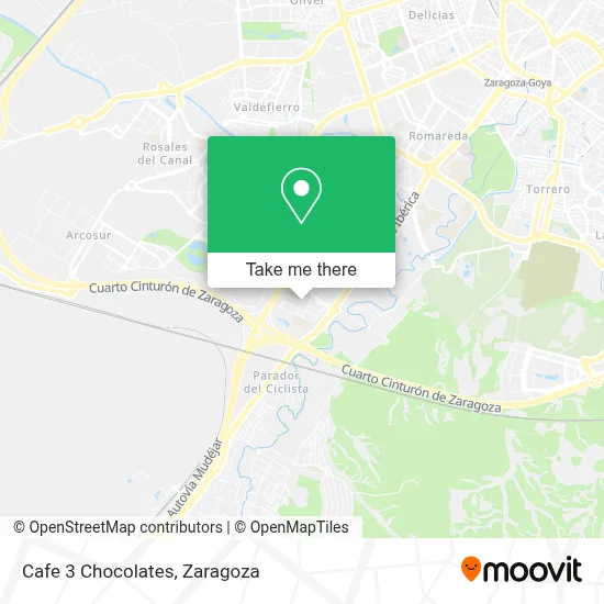 Cafe 3 Chocolates map