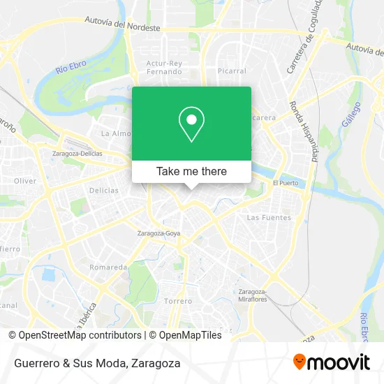 Guerrero & Sus Moda map