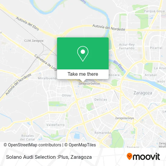 Solano Audi Selection :Plus map