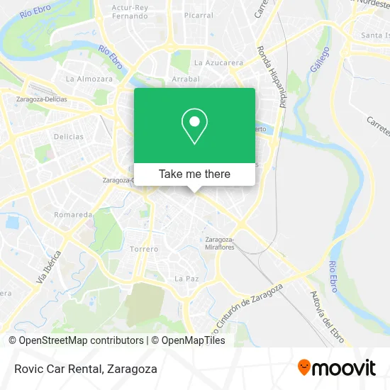Rovic Car Rental map
