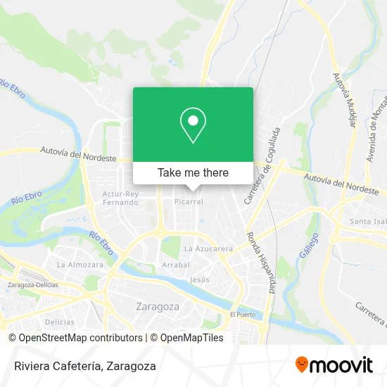 Riviera Cafetería map