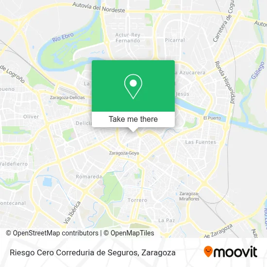 Riesgo Cero Correduria de Seguros map