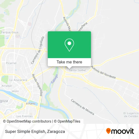 Super Simple English map