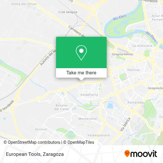 European Tools map