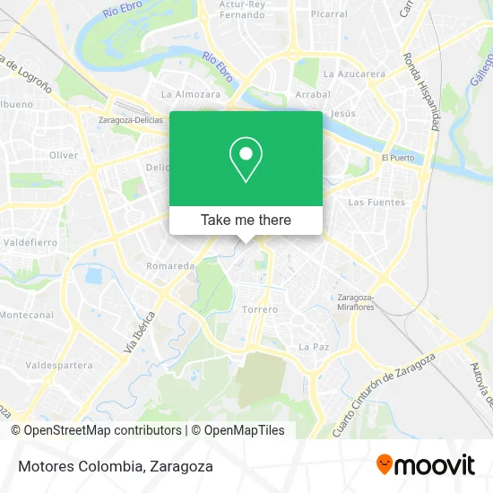 Motores Colombia map
