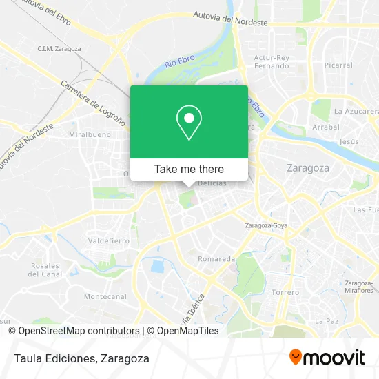 Taula Ediciones map