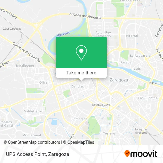 Ups Access Point map