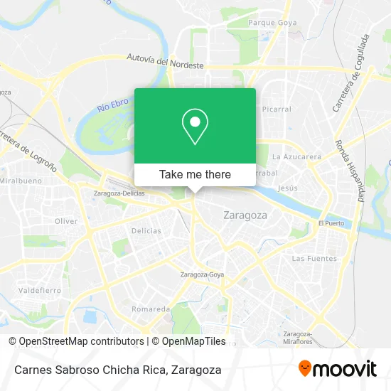 Carnes Sabroso Chicha Rica map