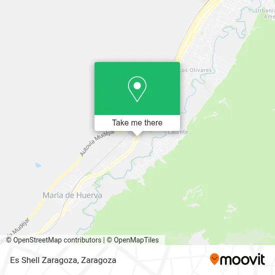Es Shell Zaragoza map