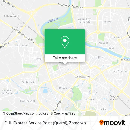DHL Express Service Point (Querol) map