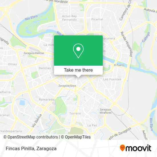 Fincas Pinilla map