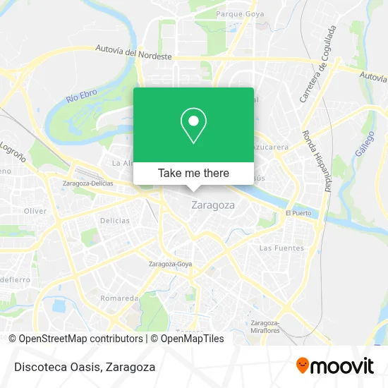 Discoteca Oasis map