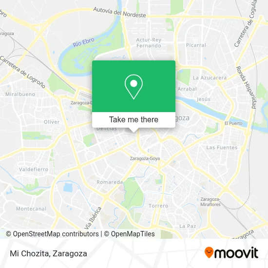 Mi Chozita map