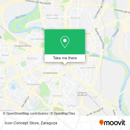 Icon Concept Store map