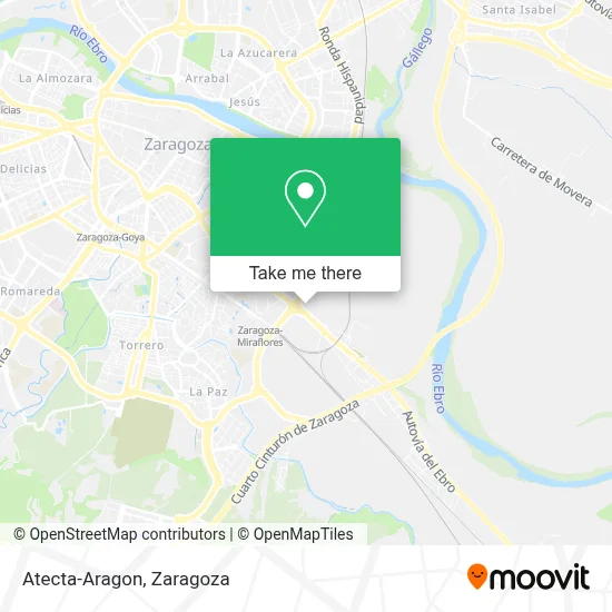 Atecta-Aragon map