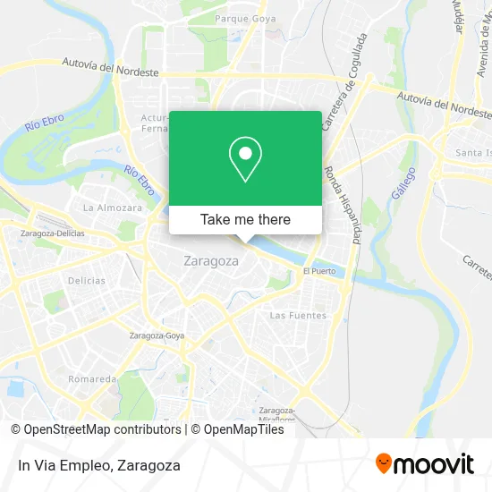 In Via Empleo map
