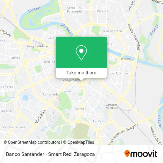 Banco Santander - Smart Red map