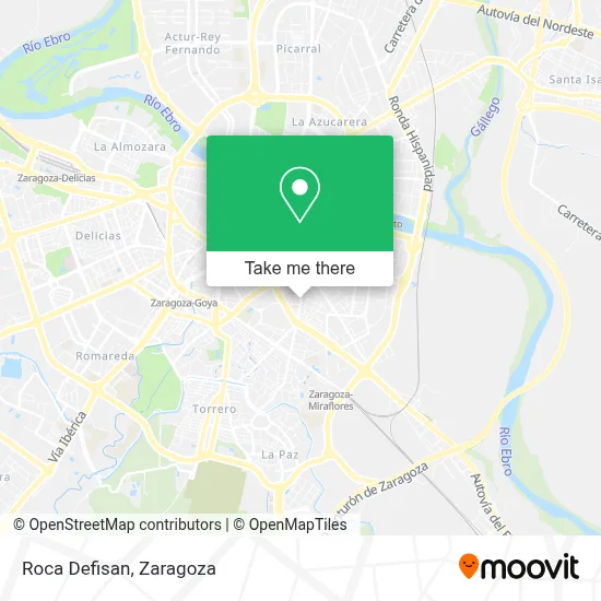Roca Defisan map
