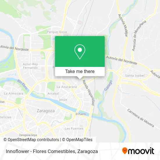 Innoflower - Flores Comestibles map