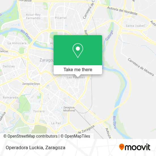 Operadora Luckia map