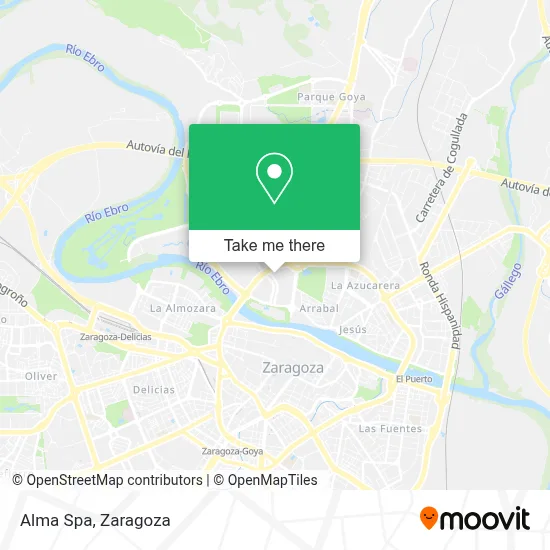 Alma Spa map